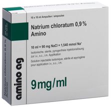 NaCl Amino Inj Lös 0.9 % 10ml Amp 10 Stk, Hauptbild