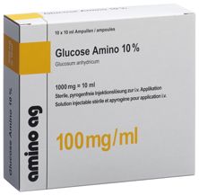 Glucose Amino Inj Lös 10 % 10ml Amp 10 Stk, Hauptbild
