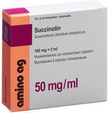 Succinolin sol inj 100 mg/2ml 10 amp 2 ml, image principale