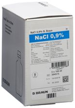 NaCl Braun 0.9 % 100ml Miniflac 3 Stk, Hauptbild