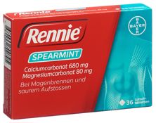 Rennie Spearmint Lutschtabl 36 Stk, Hauptbild
