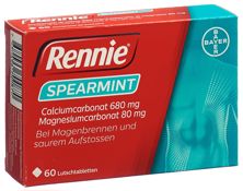 Rennie Spearmint Lutschtabl 60 Stk, Hauptbild