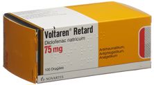 Voltaren Retard Ret Drag 75 mg 100 Stk, Hauptbild