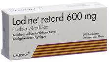 Lodine retard cpr pell ret 600 mg 30 pce, image principale