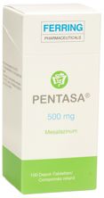 Pentasa Depottabl 500 mg 100 Stk, Hauptbild