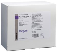 Procain HCl Amino 50 mg/5ml 100 Amp 5 ml, Hauptbild