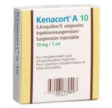 Kenacort A 10 Inj Susp 10 mg/ml 5 Amp 1 ml, Hauptbild