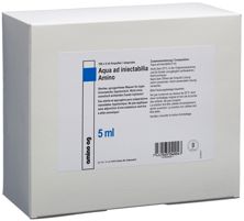 Aqua ad inj Amino sol inj 5ml amp 100 pce, image principale