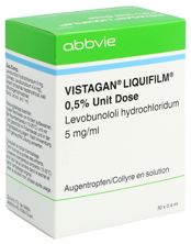 Vistagan Liquifilm UD Gtt Opht 0.5 % 30 x 0.4 ml, Hauptbild