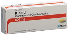 Klacid Filmtabl 500 mg 30 Stk, Hauptbild