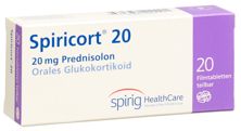 Spiricort cpr pell 20 mg 20 pce, image principale