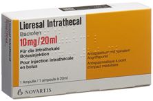 Liorésal intrathécal sol inj 10 mg/20ml amp, image principale