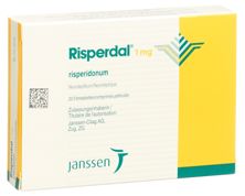 Risperdal cpr pell 1 mg 20 pce, image principale