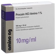 Procain HCl Amino 100 mg/10ml 10 Amp 10 ml, Hauptbild