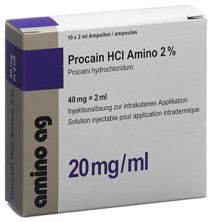 Procain HCl Amino 40 mg/2ml 10 Amp 2 ml, Hauptbild