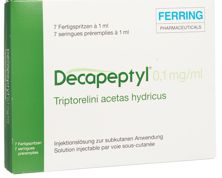 Decapeptyl Inj Lös 0.1 mg/ml Fertspr 7 Stk, Hauptbild