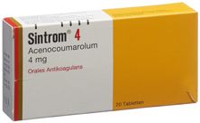 Sintrom 4 Tabl 4 mg 20 Stk, Hauptbild