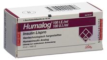 Humalog sol inj 100 UI/ml flac 10 ml, image principale