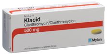 Klacid Filmtabl 500 mg 20 Stk, Hauptbild
