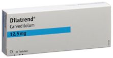 Dilatrend Tabl 12.5 mg 30 Stk, Hauptbild