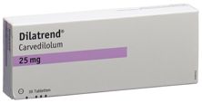Dilatrend Tabl 25 mg 30 Stk, Hauptbild