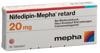 Nifedipin Mepha Ret Tabl 20 mg 30 Stk, Hauptbild