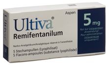 Ultiva Trockensub 5 mg Durchstf 5 Stk, Hauptbild