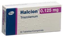 Halcion cpr 0.125 mg 30 pce, image principale