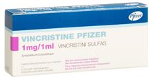 Vincristine Pfizer 1 mg/ml 5 flac 1 ml, image principale