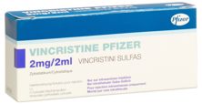 Vincristine Pfizer 2 mg/2ml 5 flac 2 ml, image principale