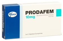 Prodafem Tabl 10 mg 3 x 12 Stk, Hauptbild