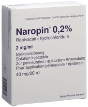 Naropin Inj Lös 40 mg/20ml Duofit Amp 5 Stk, Hauptbild