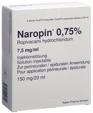 Naropin Inj Lös 150 mg/20ml Duofit Amp 5 Stk, Hauptbild