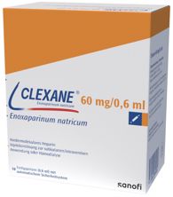 Clexane sol inj 60 mg/0.6ml 10 ser pré 0.6 ml, image principale