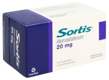 Sortis Filmtabl 20 mg 100 Stk, Hauptbild