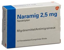 Naramig Filmtabl 2.5 mg 12 Stk, Hauptbild