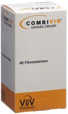 Combivir cpr pell 150mg/300mg 60 pce, image principale