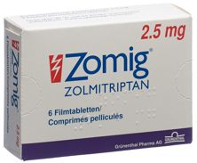Zomig Filmtabl 2.5 mg 6 Stk, Hauptbild