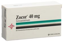 Zocor cpr pell 40 mg 28 pce, image principale