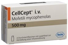 CellCept i.v. subst sèche 500 mg flac 4 pce, image principale