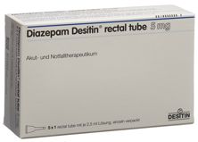 Diazepam Desitin rectal tube