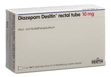 Diazepam Desitin Rectal Tube 10 mg 5 x 2.5 ml, Hauptbild