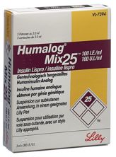 Humalog Mix 25 Inj Susp 100 IE/ml f Pen 5 x 3 ml, Hauptbild