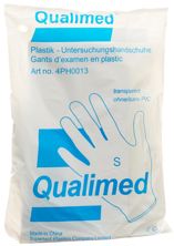 Qualimed Plastik Handschuhe Frauen 100 Stk, Hauptbild