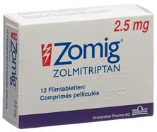 Zomig Filmtabl 2.5 mg 12 Stk, Hauptbild