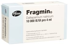 Fragmin Inj Lös 10000 IE/4ml 10 Durchstf 4 ml, Hauptbild