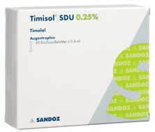 Timisol SDU Gtt Opht 0.25 % 30 Monodos 0.4 ml, Hauptbild