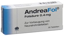 Andreafol Tabl 0.4 mg 30 Stk, Hauptbild
