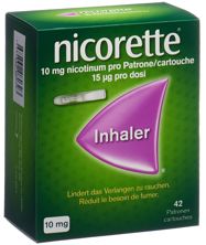 Nicorette inh 10 mg 42 pce, image principale