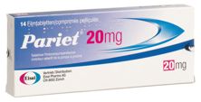 Pariet cpr pell 20 mg 14 pce, image principale